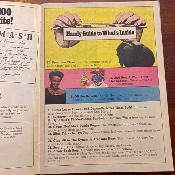 Vintage 1982 Dynamite Magazine #100 | Joanie Loves Chachi | Pac-Man Arcade Flaw - Picture 4 of 12